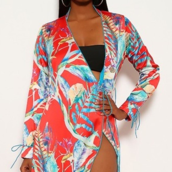 FLORAL KIMONO - Picture 4 of 4